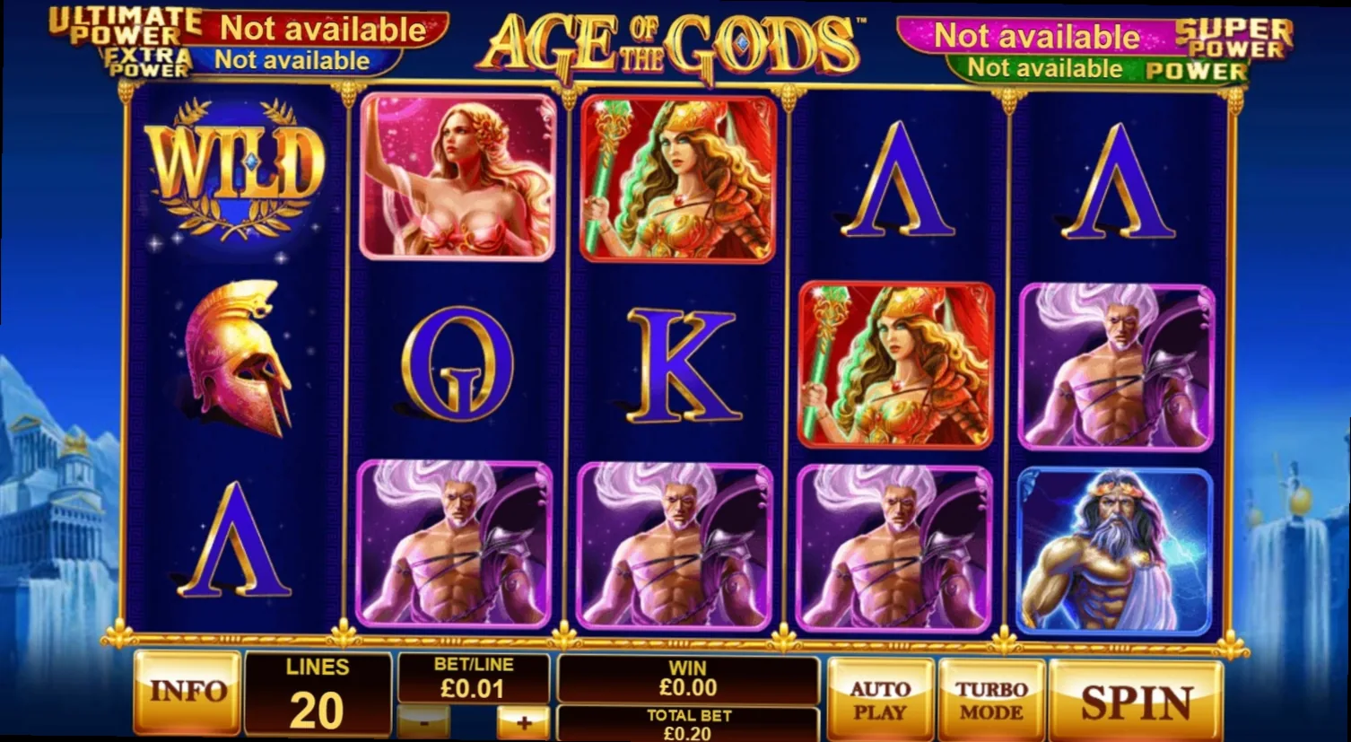 Age of the Gods von Playtech